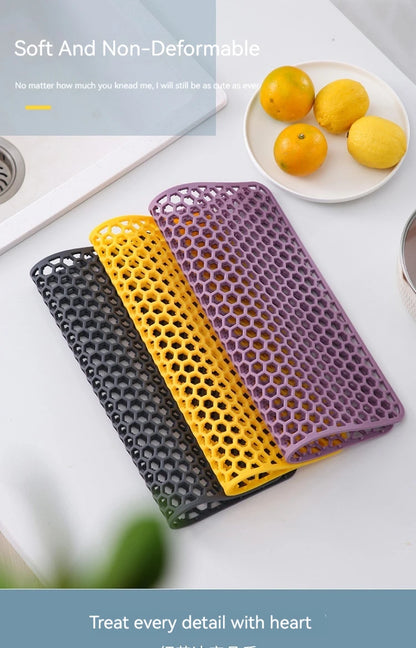 Silicone Sink Protector, Heat Resistant Non-slip Dishwasher Suitable, Large Mat for Bottom of Farmhouse Kitchen Stainless Steel Sink