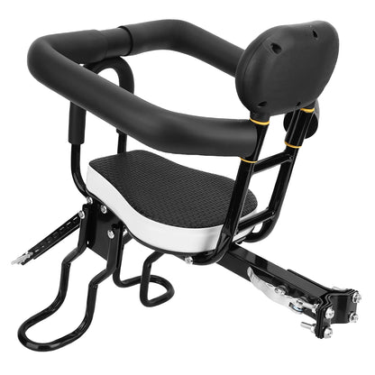 Kid's Bike seat Front Child Carrier Bike Chair for Bicycle Kids seat for Children 2~4 Years 80KG Capacity for Multiple