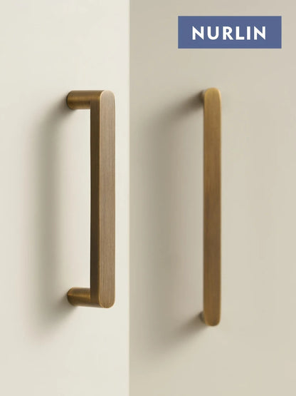 Brushed Brass Cabinet pulls Kitchen Cabinet Handles, Cabinet Pulls Kitchen Cabinet Hardware for Cupboard Nickel Brushed Antique Brass Matte Gold CH111