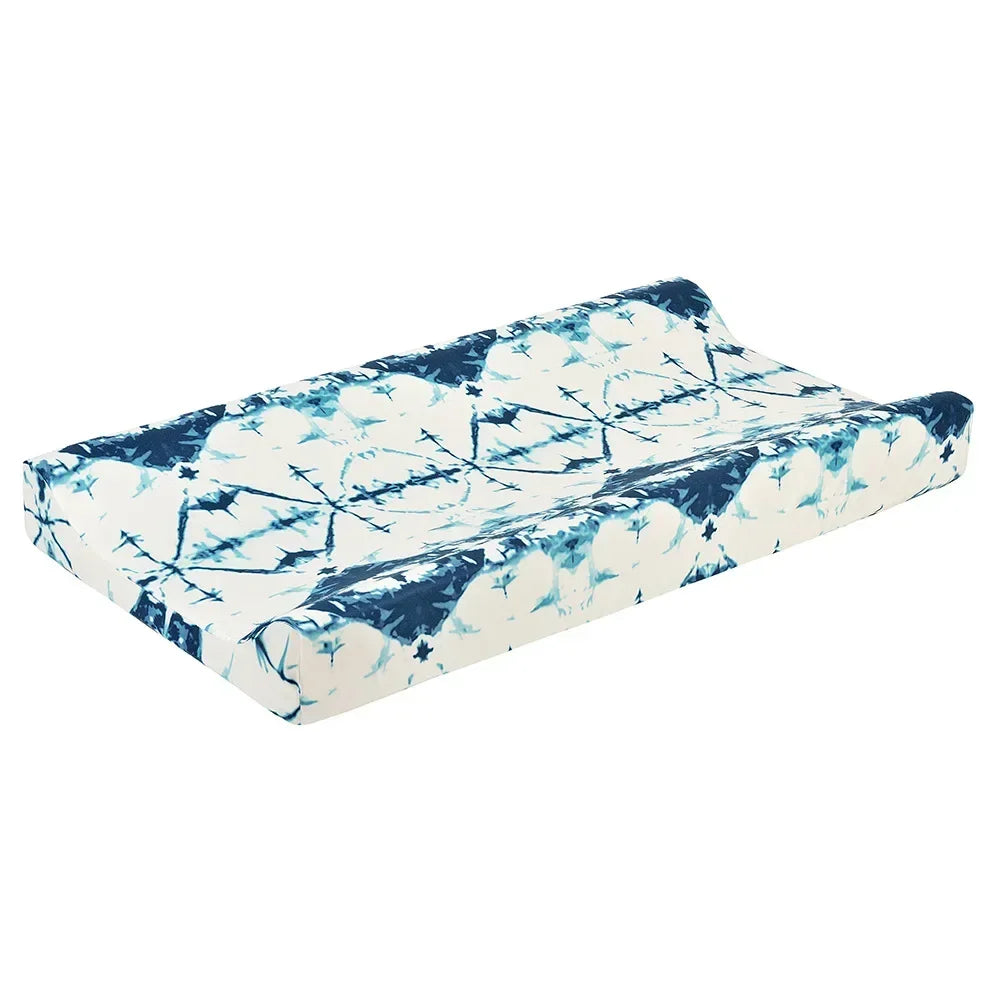 Newborn Change Table Covers Baby Diaper Changing Pad Cover Printing Design Breathable Soft Reusable Diaper Changing Mat Cover
