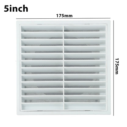 Efficient Ventilation Grille Durable PP Material Air Exhaust Outlet Fresh for Wall Ceiling Openings Vermin and Rodent Protection