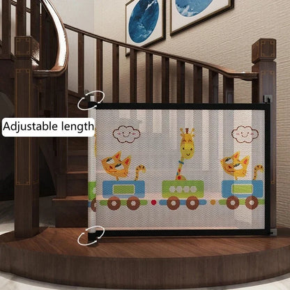 Pet Isolated Network Pet Dog Barrier Fences Stairs Gate New Folding Breathable Mesh Playpen For Dog Safety Fence Baby Gate Fence