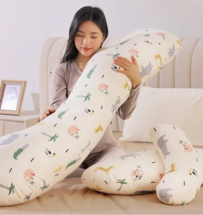 2025 New Comfortable Maternity Pillow Lumbar Side Pillow Multi-functional Abdominal Support H-shaped Pillow Pregnancy Products