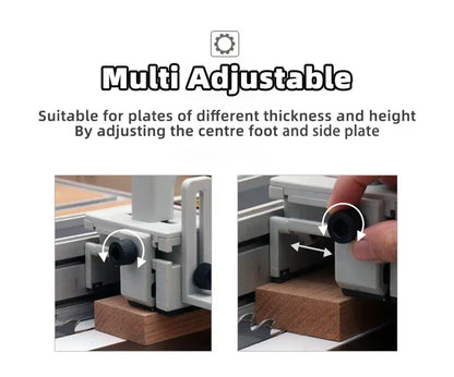Push Block for Table Saws, Router Tables, Band Saws & Jointers - Cuts Safe - Easy to Assembly
