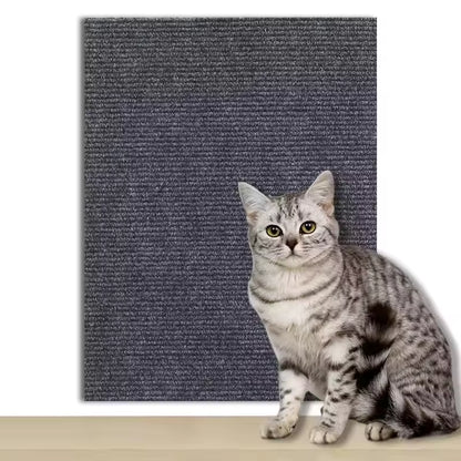 Cat Scratch Mat,Trimmable Self-Adhesive Carpet,DIY Climb Cat Scratcher for Cat Couch Furniture or Wall Protector,Covering Cat Tower,and Replacement Pads