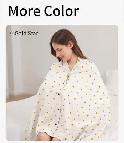 Mother Outing Breastfeeding Cover Cotton Baby Feeding Nursing Covers Adjustable Privacy Breastfeeding Apron Stroller Blanket