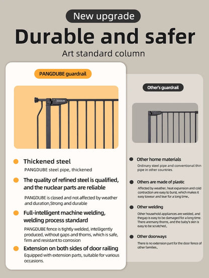 PANGDUBE Children's Safety Fence Baby Playpen Security Door for Pet Child Stair Barrier Baby Gate for Stairs Baby Safety Gate