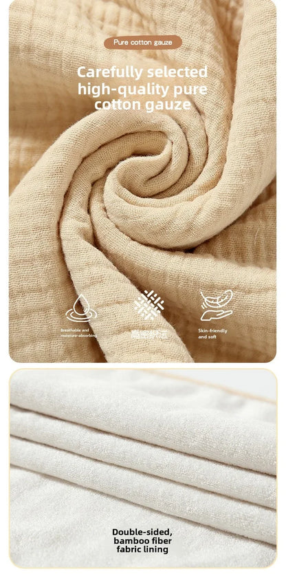 Portable and reusable pure cotton baby diaper pad for outdoor use, foldable and soft, dual-purpose mattress cover for newborns