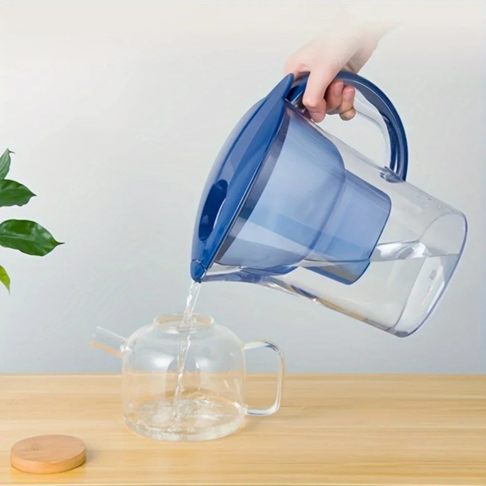 2.5L/88OZ Water Filter Pitcher,Kitchen Water Filter,Water Jug Activated Carbon Alkaline Filtration Net,Water Purifier Cold Kettl