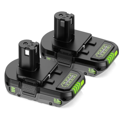 18V 3Ah For RYOBI P108 18V Battery Lithium-Ion Power Tools Ryobi P108 P107 P105 P104 P103 P102 Battery Tool Replacement
