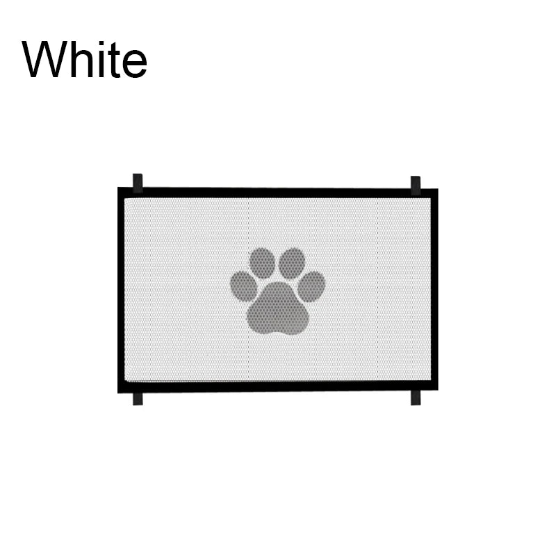 Pet Dogs Baby Safety Fence Cat and Dog Safety Fences Pet Divider Fences Portable Folding Breathable Mesh to Ensure Pet Safety