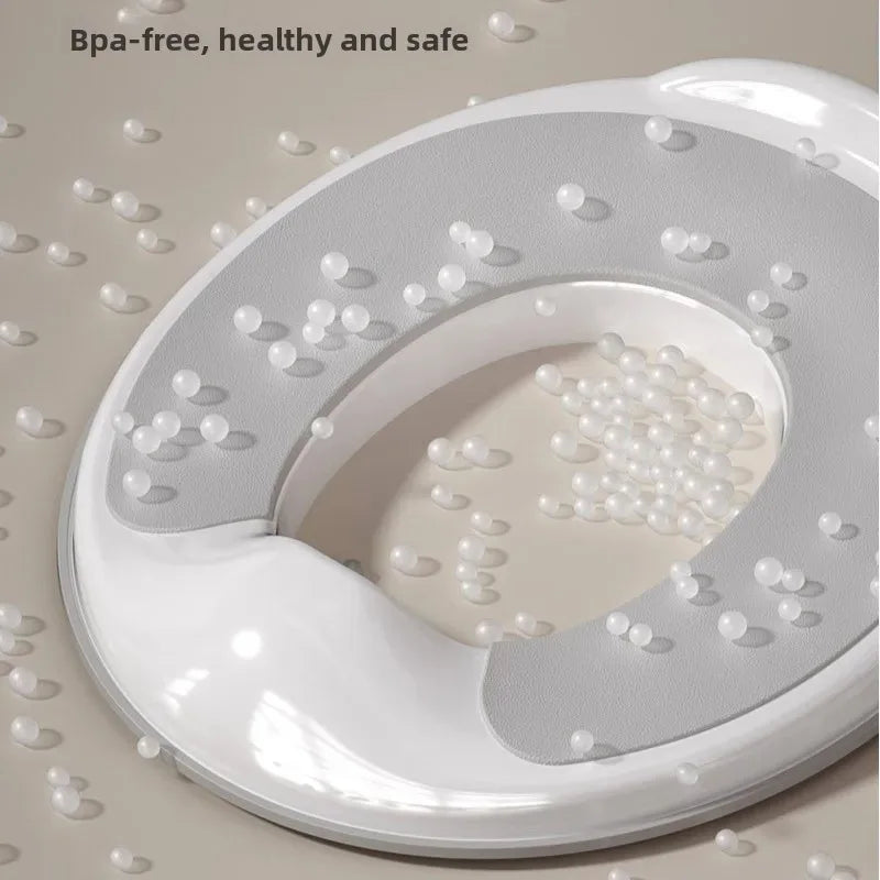 Potty Training Seat Built-in Toilet Seat, Elongated Toilet Seat Children's Toilet Seat Toilet Seat Children's Toilet Seat Universal Splash Proof Toilet for Male and Female Babies
