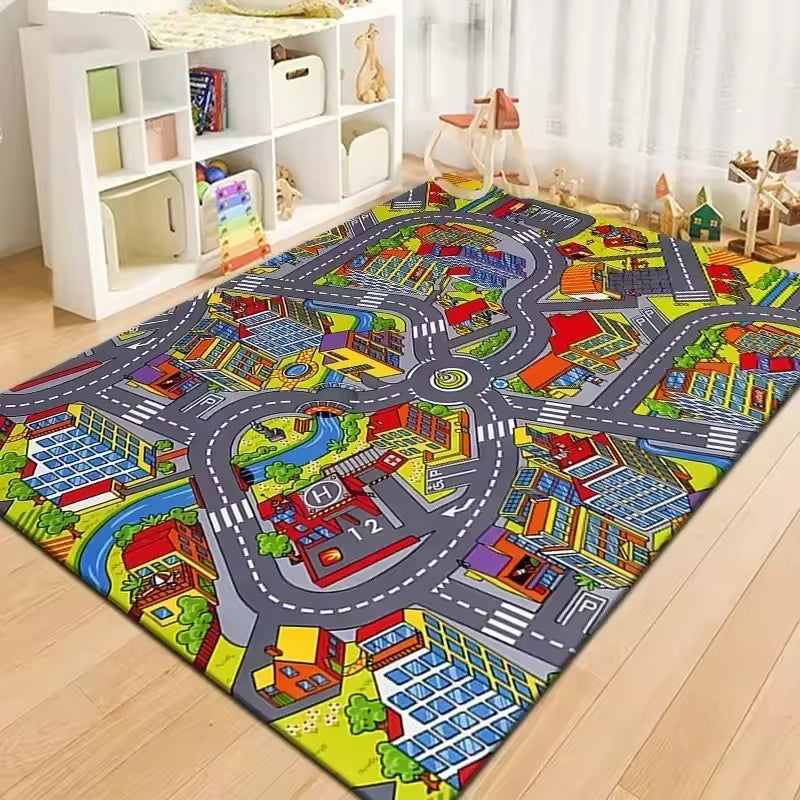 Baby Play Mat Baby Floor Play Mat Large Soft Foam Playmat for Babies Reversible Waterproof Padded Playmats Portable Thick Crawling Mat for Indoor Outdoor