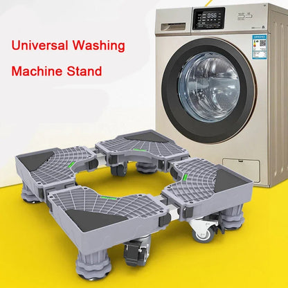 Mini Fridge Stand Adjustable Refrigerator Stand with 4 Strong Feet Universal Stand Base Washing Machine Stand Washer and Dryer Pedestals Multi-Functional Base for Appliance