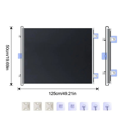 Dog Gate Indoor Retractable Mesh Baby Fence Pet Accessories For Porch Window Fireplace Doorway Yard Nursery Kitchen Balcony Pool