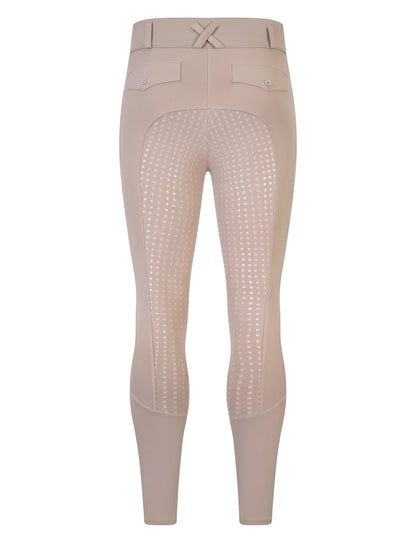 Professional equestrian pants full silicone quick-dry elastic tight equestrian sports pants anti-slip riding pants thick wear-re