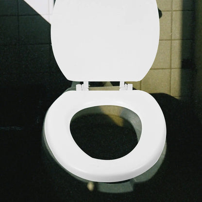 Padded Toilet Seats for Bathroom Toilets Cover Beige Replacement Round Slow-close