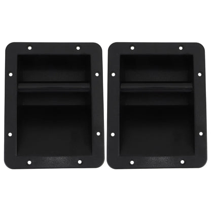 2pcs Portable Speaker Cabinet Handle Replacement Speaker Cabinet Strap Handle Speaker side handle replacement durable Recessed