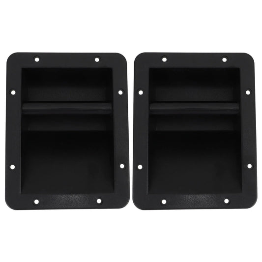 2pcs Portable Speaker Cabinet Handle Replacement Speaker Cabinet Strap Handle Speaker side handle replacement durable Recessed