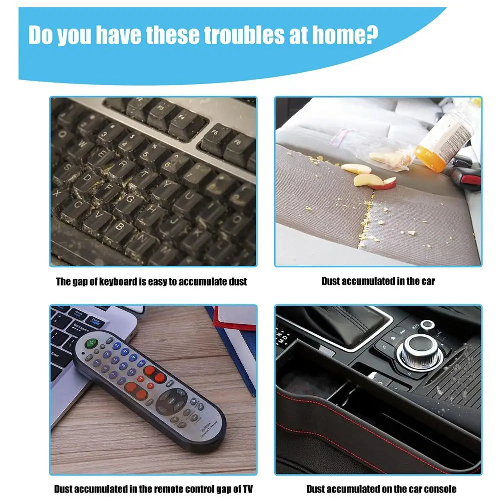 Car Cleaning Gel Putty Reusable Car Interior Detailing Mud Dust Computer Dust Cleaning Keyboard Remover Gel Auto Vent Clean H7U4