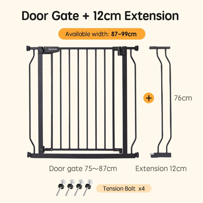 PANGDUBE Children's Safety Fence Baby Playpen Security Door for Pet Child Stair Barrier Baby Gate for Stairs Baby Safety Gate