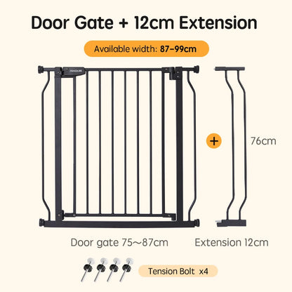 PANGDUBE Children's Safety Fence Baby Playpen Security Door for Pet Child Stair Barrier Baby Gate for Stairs Baby Safety Gate