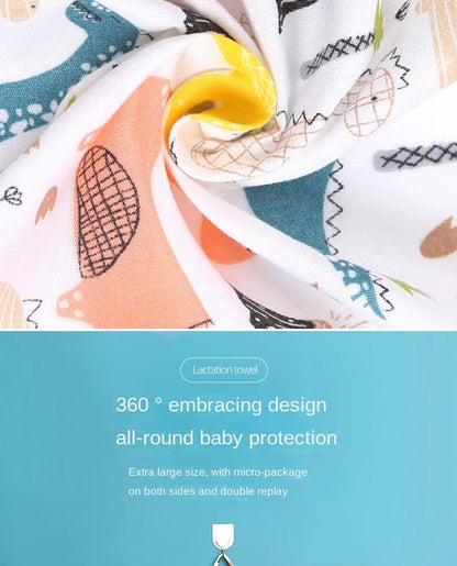 100% Cotton Baby Feeding Nursing Covers Mother Outing Breastfeeding Towel Nursing Cloth with Mosquito Net Baby Stroller