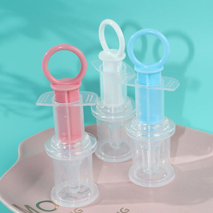 Baby Pacifier Feeder, Baby Liquid Medicine Dispenser, Anti-choking Silicone Needle Feeder Water Feeder, With Measuring 20ml Cup