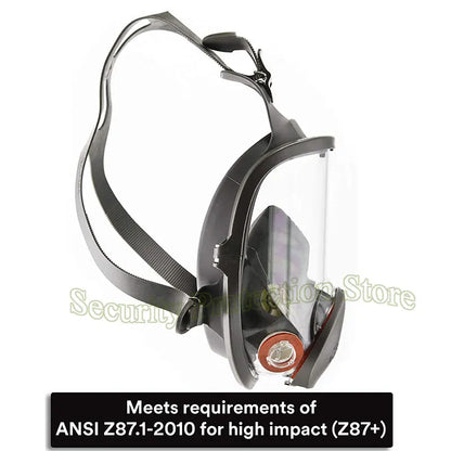 Full Face Respirator 6006 Cartridge 6800 Gas Paint Spray Mask for Multi Gas/Vapor Cartridges- Ammonia, Chlorine,Methylamine