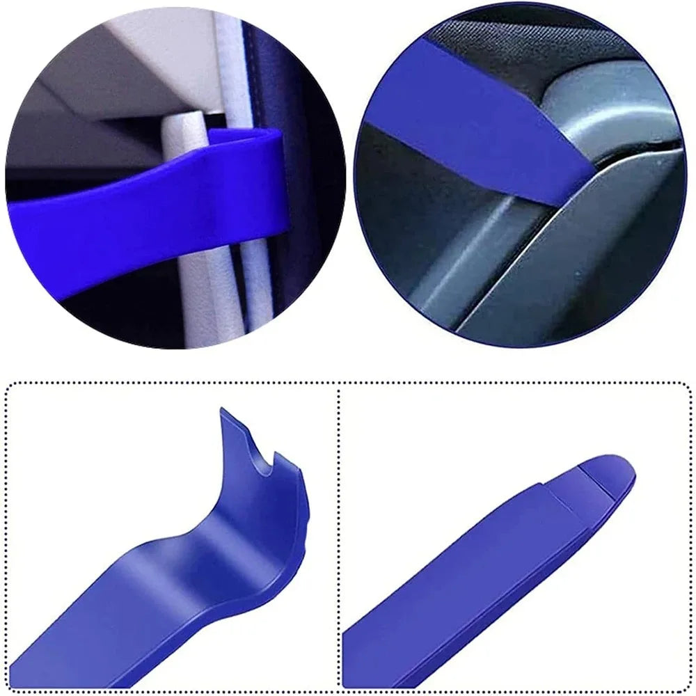 19Pcs Trim Removal Tool Set Clip Plier Upholstery Remover Nylon Car Panel Removal Set with Portable Storage Bag
