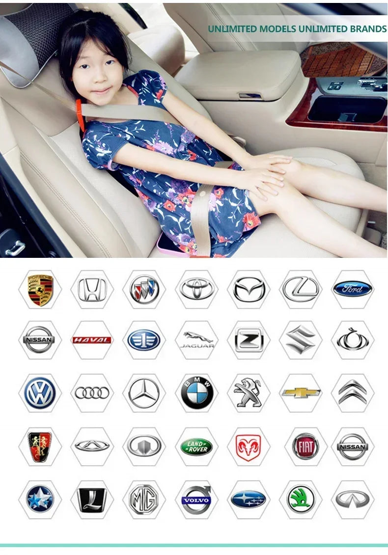Mifold Portable Baby Car Seat Safety Cushion Travel Pocket Foldable Child Car Safety Seats Harness The Grab and Go Booster
