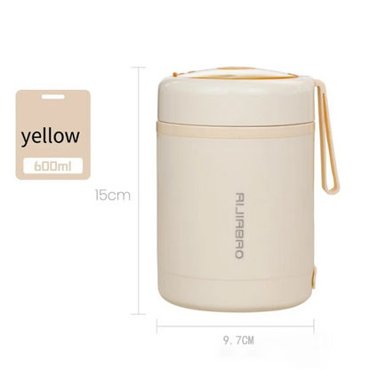 304 Stainless Steel USB Constant Temperature Breakfast Cup Plugable Soup Cup Long-lasting Insulation for Students Only