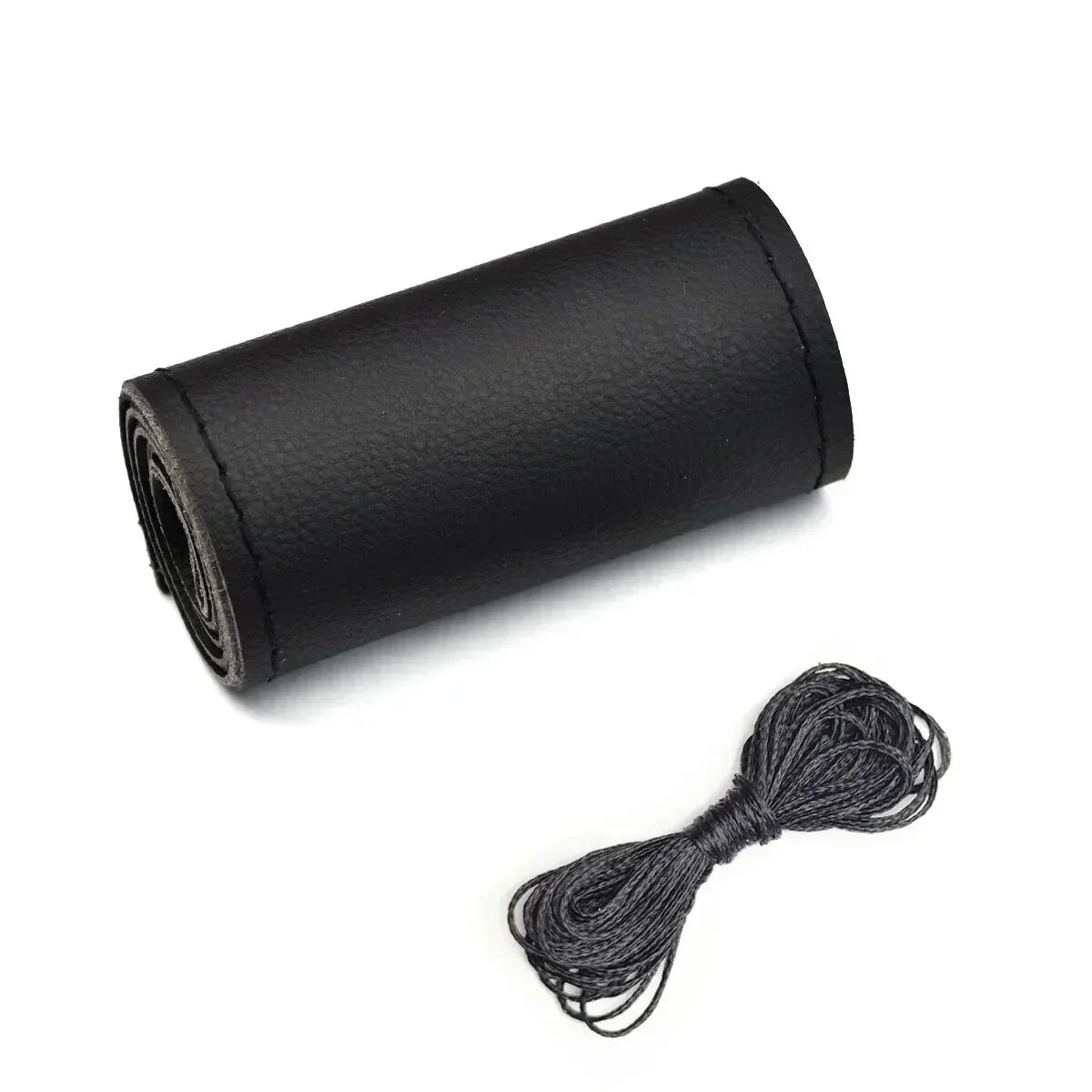 Car Steering Wheel Braid Cover Black Artificial Leather For Volkswagen VW Golf 7 Mk7 Touran Up New Polo Jetta Passat B8 Tiguan