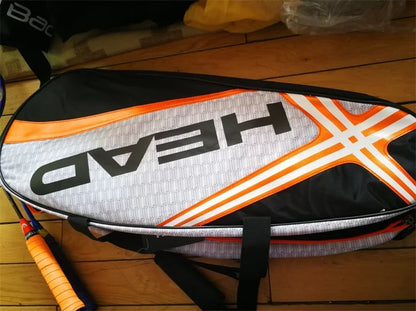 Tennis Rackets Bag Large Capacity 3-6 Pieces Tennis Backpack Badminton Gymbag Squash Racquet Bag With Separated Shoes Bag
