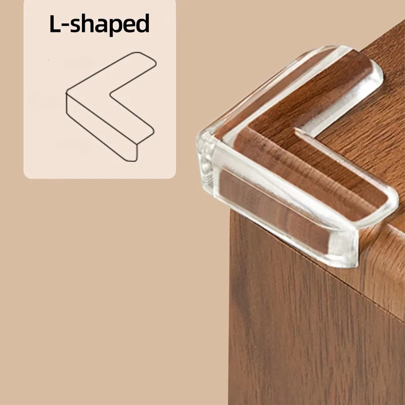 8Pcs/12Pcs Child Baby Safety Silicone Protector Table Corner Edge Protection Cover Children Anticollision Edge & Guards