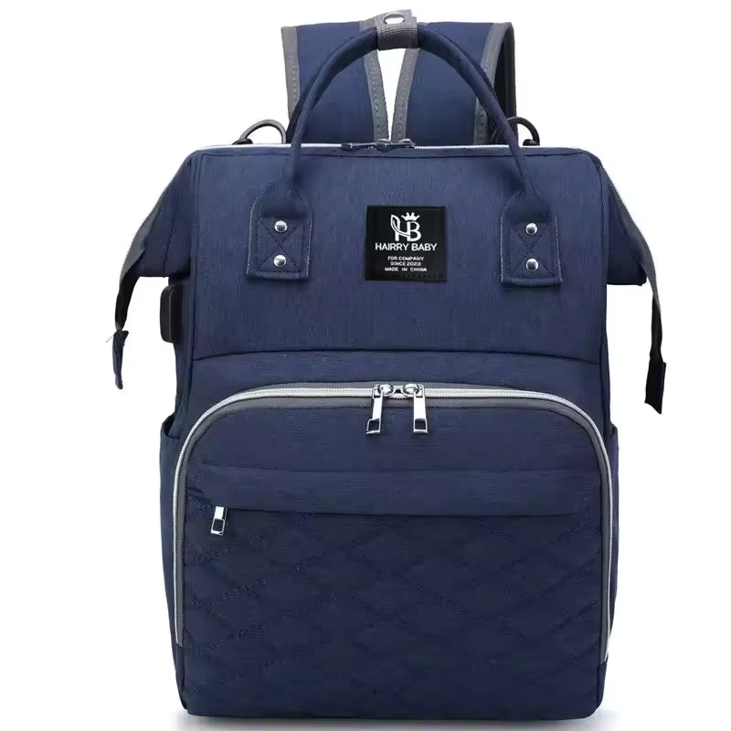 Backpack Organized Daypack Travel Baby Bag with Stroller Strap and Side Bottle Pockets