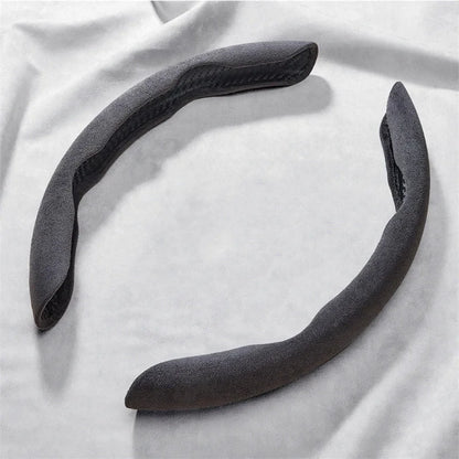 Suede Universal 38CM Car Steering Wheel Booster Cover Non-Slip Auto Interior Steer Protector Decoration Accessories