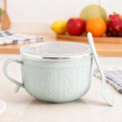 Large Soup Mug 25oz Cup Bowl with Lid Large Soup Mug Dinnerware for Travel Tea Christmas Cafe Oats Lunch Noodle Sandwich