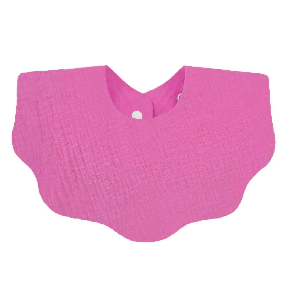 1pcs Cotton Soft Baby Bibs Solid Color Infant Bib Newborn Burp Cloths Bandana Scarf for Kids Boy Girls Feeding Saliva Towel