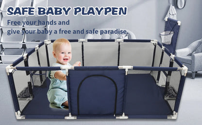 IMBABY Baby Playpens Indoor Baby corralitos Safety Barriers for Kids Baby Activity Gym Large Parks for Baby Groundbox Fence