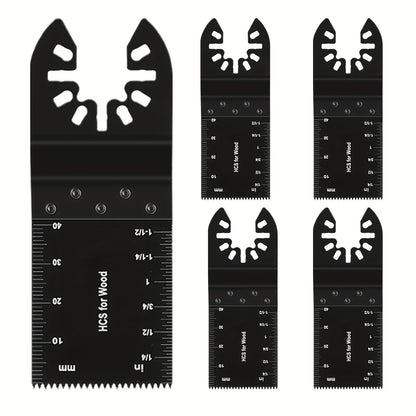 50Pcs Oscillating Tool Blades Professional Universal Oscillating Saw Blades Wood Multitool Blades Compatible with Dewalt, Milwaukee, Ryobi, Rockwell, Bosch
