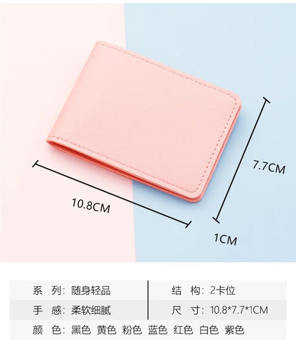 Ultra Thin Auto Driver License Bag Artificial PU on Cover for Car Driving Documents ID Card Holder Purse Wallet Case card holder
