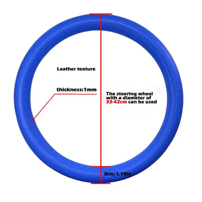 Anti-skid Silicone Auto Steering Wheel Cover With Elastic Stretch To Enhance Internal Design And Comfortable Grip Access