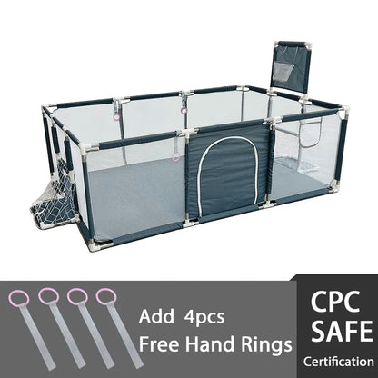 IMBABY Baby Playpens Indoor Baby corralitos Safety Barriers for Kids Baby Activity Gym Large Parks for Baby Groundbox Fence