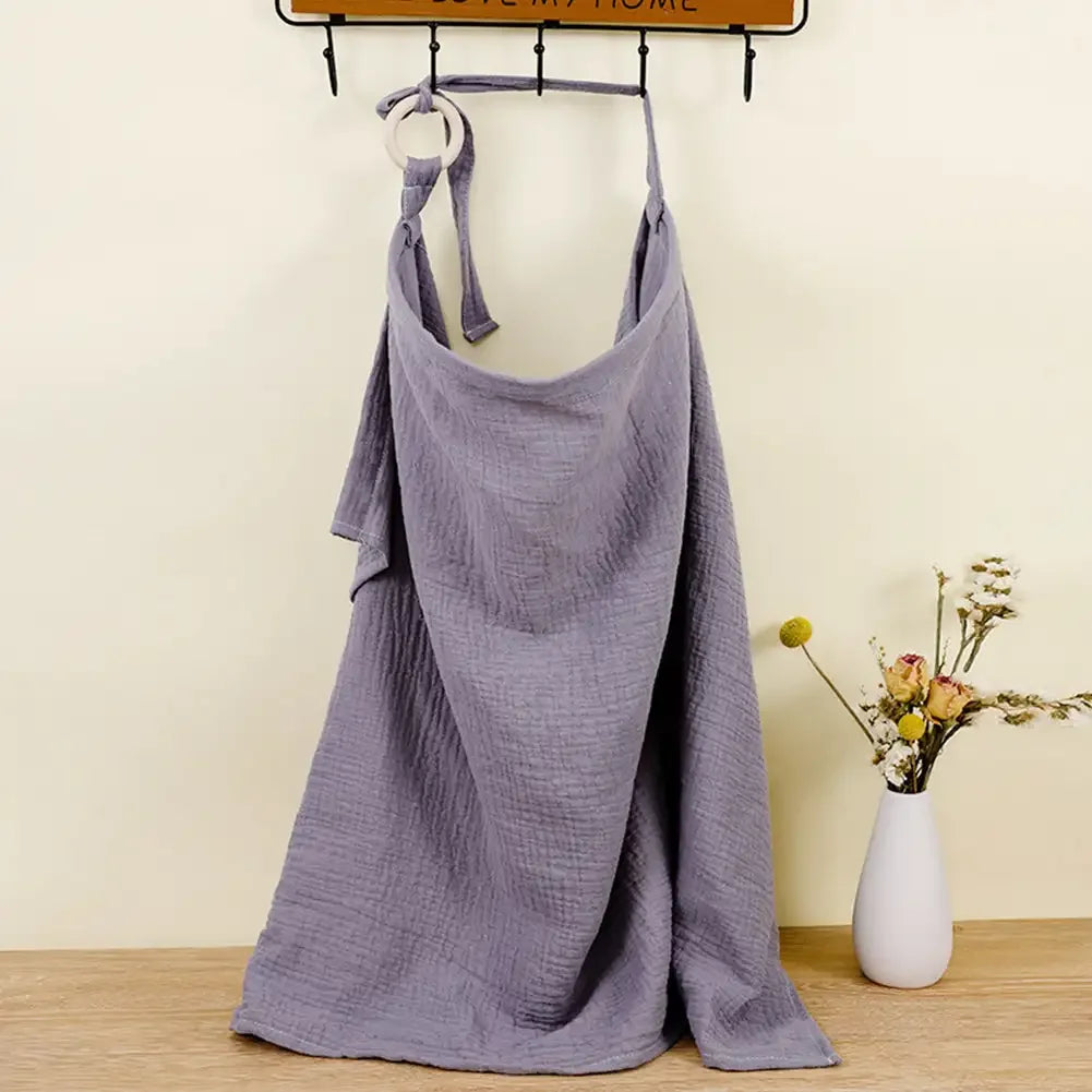Baby Breastfeeding Cover Cotton Baby Feeding Nursing Cover Adjustable Privacy Breastfeeding Apron Soft Gauze Stroller Blankets