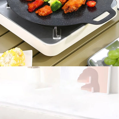 Roasting Round Pans Korean Aluminum Nonstick Grill Top Griddle Pan Bbq Fry Grill Outdoor Cast Iron Barbecue Griddles Grill Pans