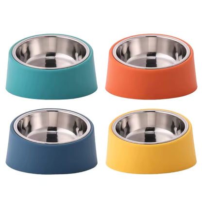 Stainless Steel Detachable Bowls with Sturdy Holder Ergonomic Raised Dog Feeder Perfect for Healthy Eating & Stylish Home Decor