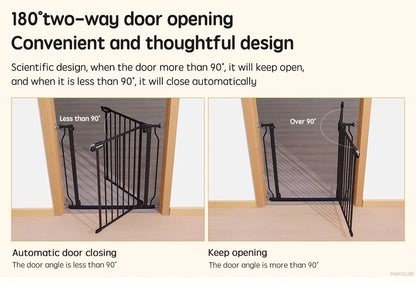 PANGDUBE Children's Safety Fence Baby Playpen Security Door for Pet Child Stair Barrier Baby Gate for Stairs Baby Safety Gate