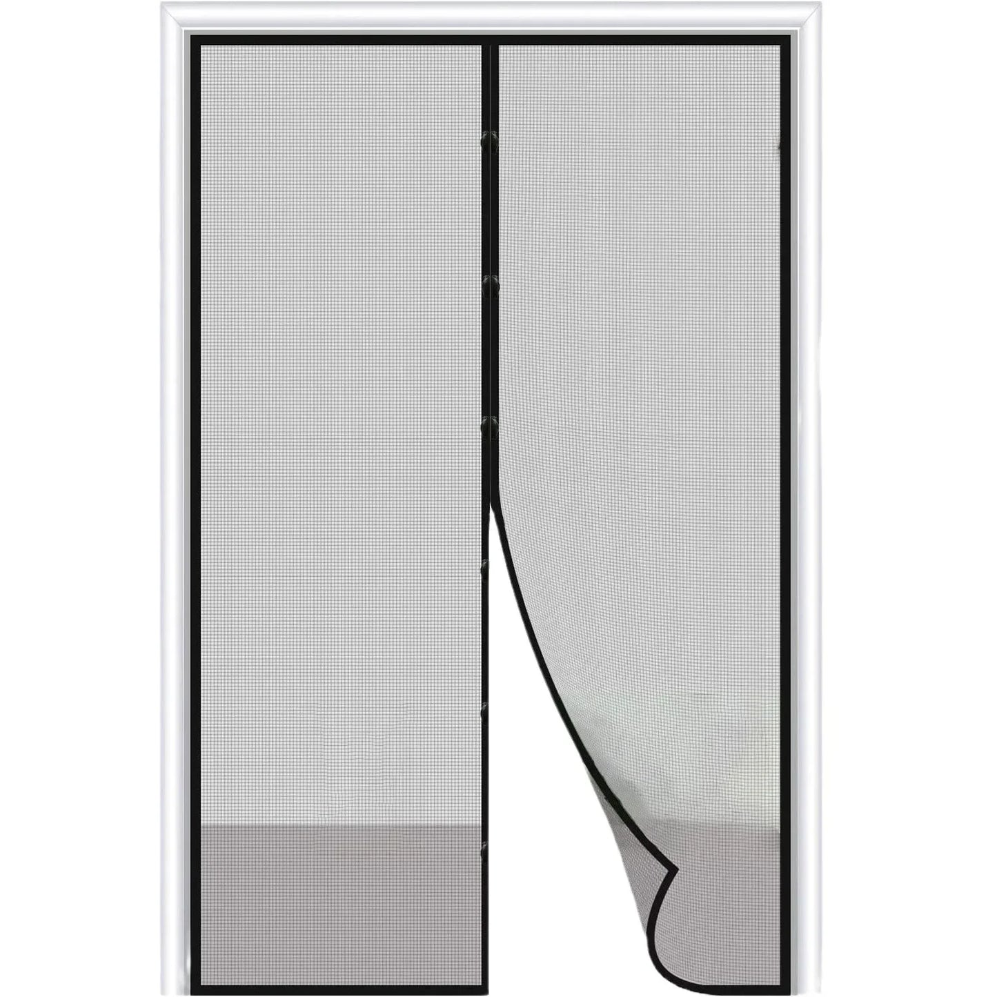 Magnetic Screen Door Fits Door Curtain Anti Mosquito Insect Fly Bug Automatic Closing Household Ventilation Door Curtain