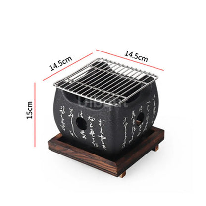 Portable Japanese Bbq Grill Korean Carbon Barbecue Grills Aluminium Alloy Indoor Outdoor Bbq Stove Barbecue Tools charcoal grill